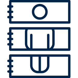 Icon of a notepad