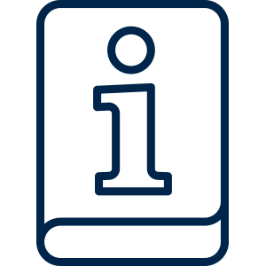 Icon of an information book